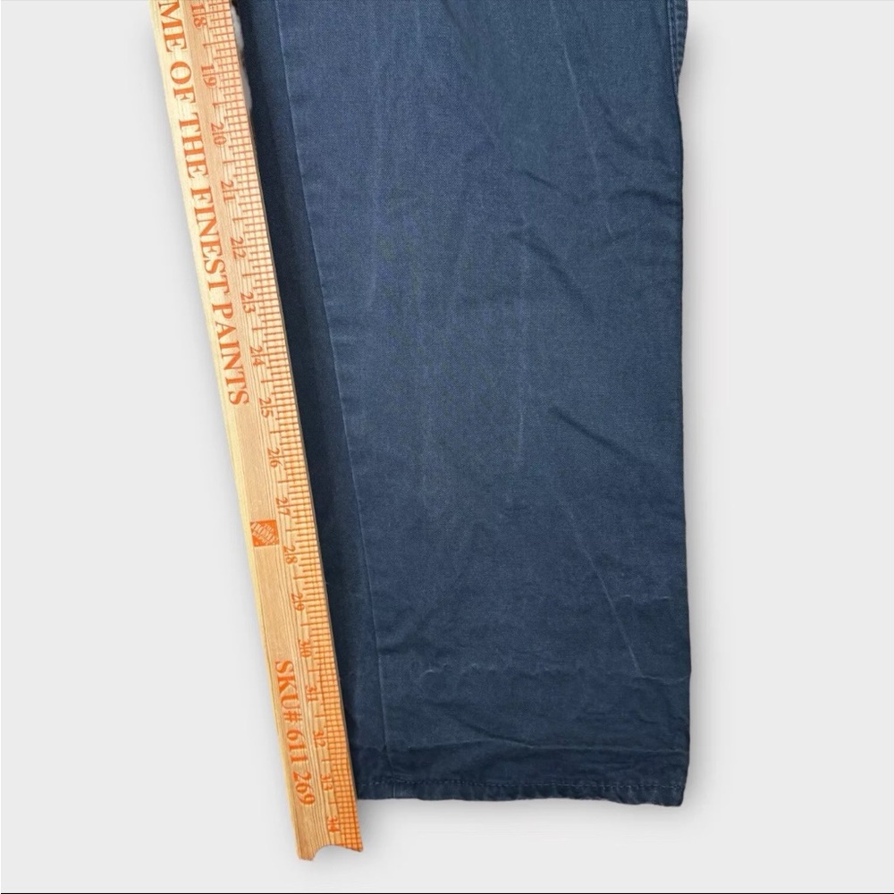 Edwin 55 Chino French Twill Pants 10 Oz Ultra Marine Mens W32 L33 Navy Blue - Picture 16 of 16